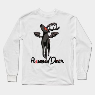 Possessed Deer Long Sleeve T-Shirt